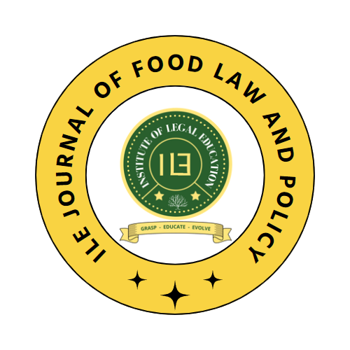 ILE JOURNAL OF FOOD LAW AND POLICY
